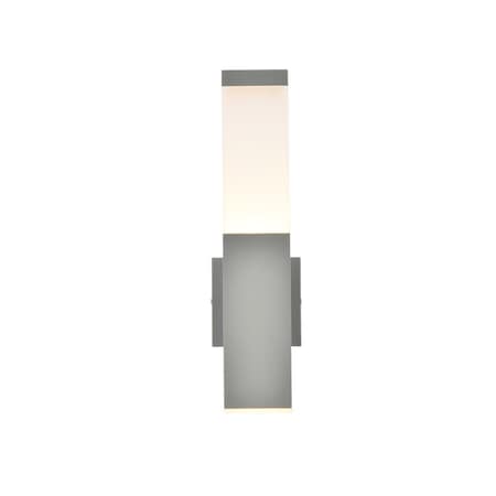 Raine Integrated Led Wall Sconce In Silver
